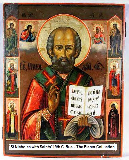 Russian icon of St. Nicholas of Myra